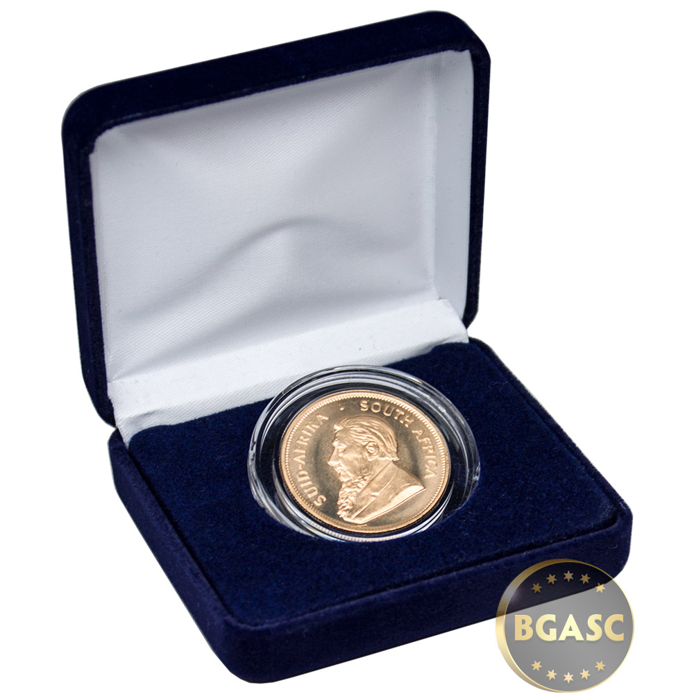 Buy 1 Oz Gold South African Krugerrand Brilliant Uncirculated Bullion Coin In Velvet Gift Box