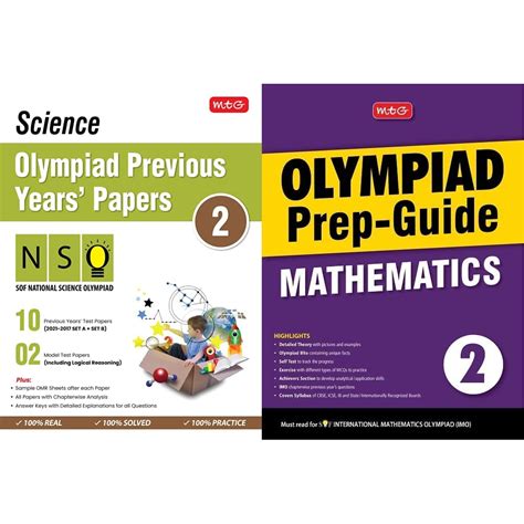 Buy Mtg Science Nso Olympiad Previous Years Papers With Mock Test