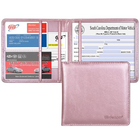 Buy Wisdompro Car Registration And Insurance Documents Holder Premium