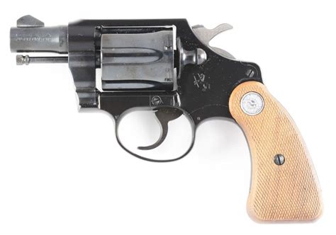 C Prime Colt Cobra Double Action Snub Nose Revolver