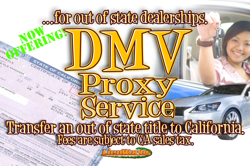 Ca Dmv Best Auto Lien Sales Lien A Car By Lienworks Top Auto Lien