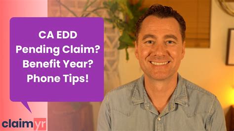 Ca Edd Pending Claim Benefit Expiration Calling Edd Tips Youtube