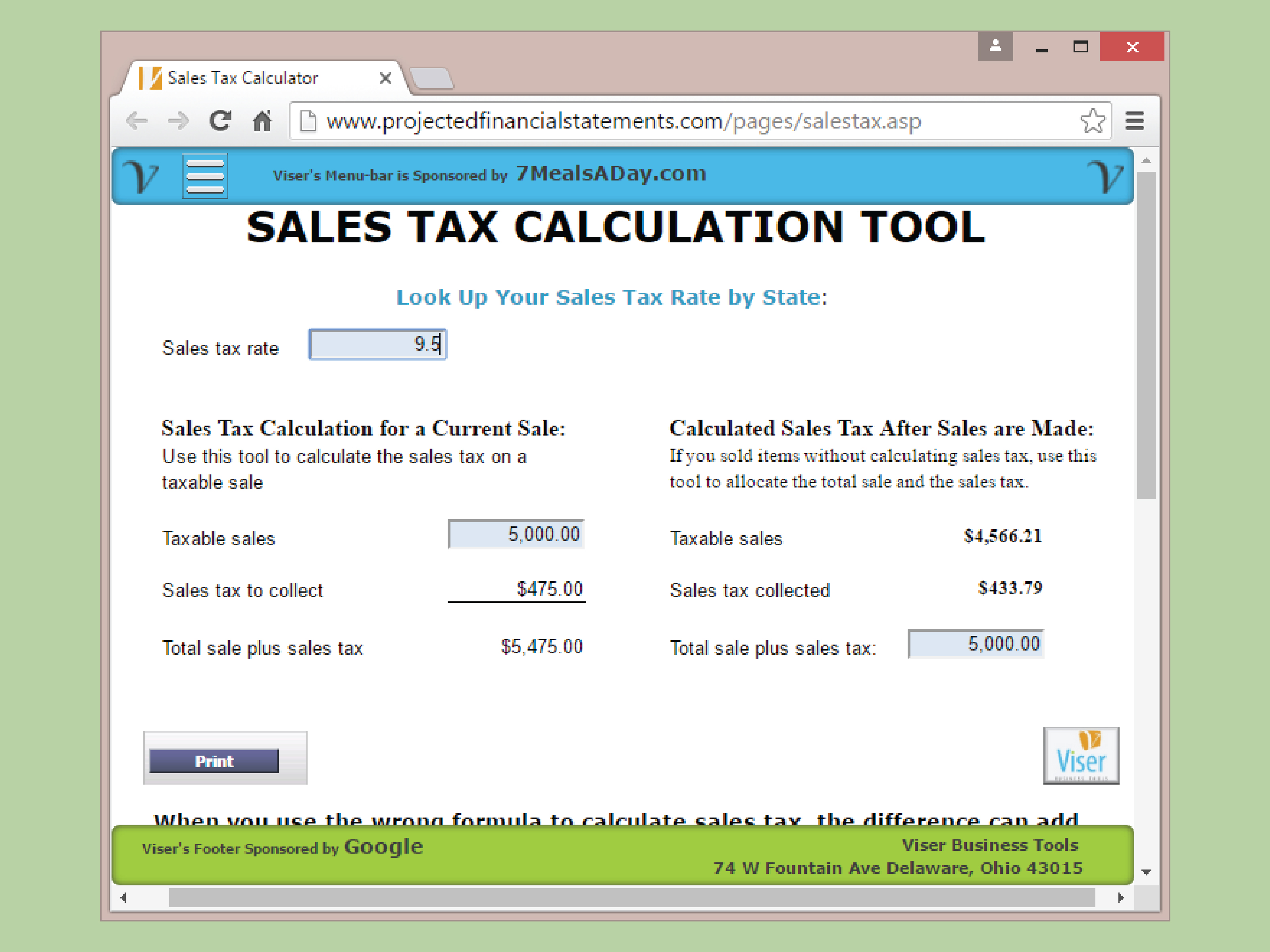 Ca Pay Calculator