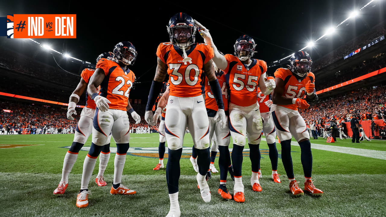 Caden Sterns Intercepts Matt Ryan In The Red Zone Broncos Vs Colts