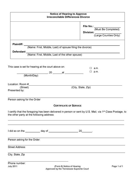 California Divorce Papers In Pdf Free Download