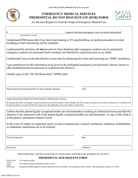 California Dnr Form Pdf