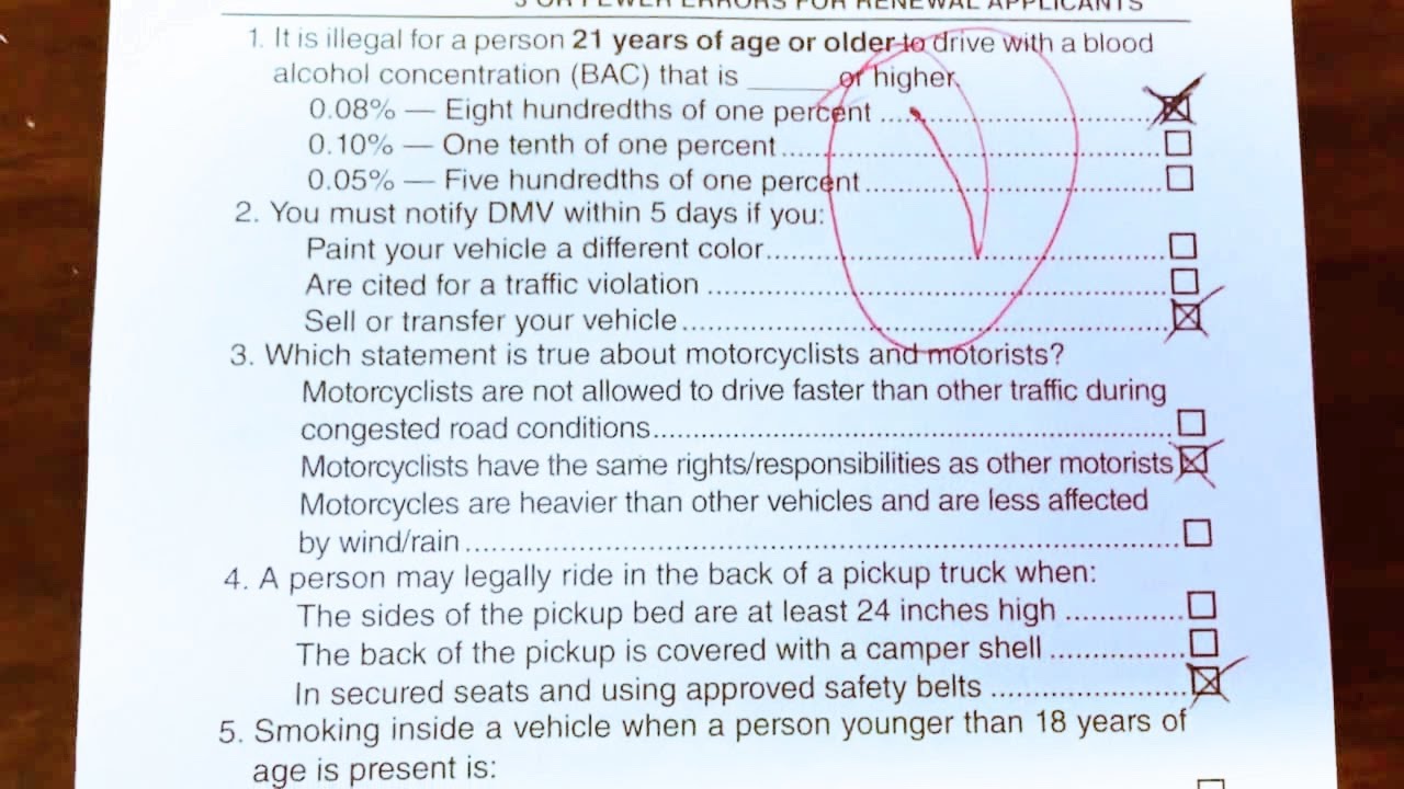 California Driving Test Answers Seekreka