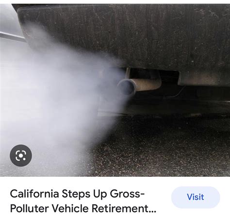 California Failed Smog Check Gross Polluter Bloodydecks