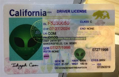 California Fake Id Real Idgod Official Fake Id Maker Website