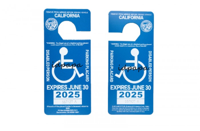 California Handicap Parking Permit