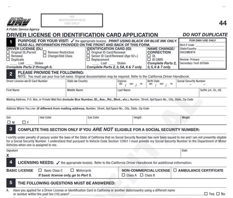 California Id Application Fill Out Sign Online Dochub