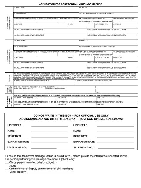 California Marriage Certificate Template Fill Out Amp Sign Online Dochub