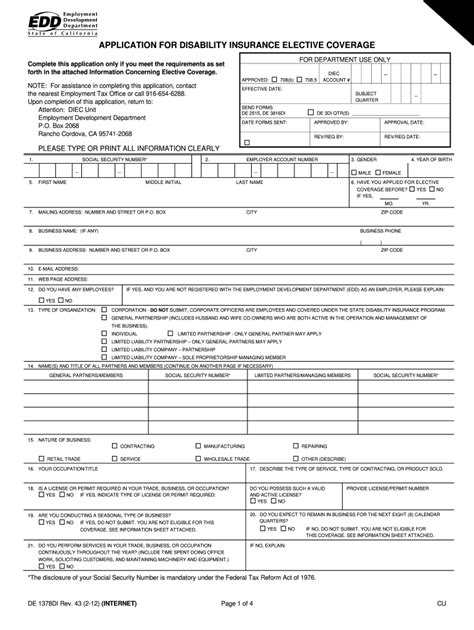 California State Disability Application Forms Fill Online Printable