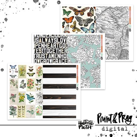 Camp Essentials Patterned Paper Bundle Illustrated Faith