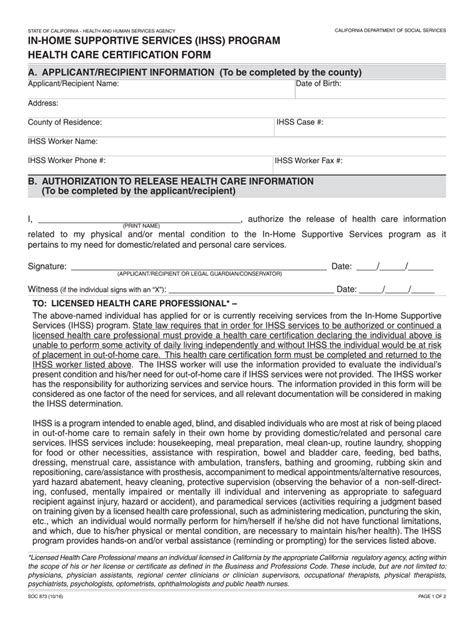 Ihss Specialist Signature Requirements