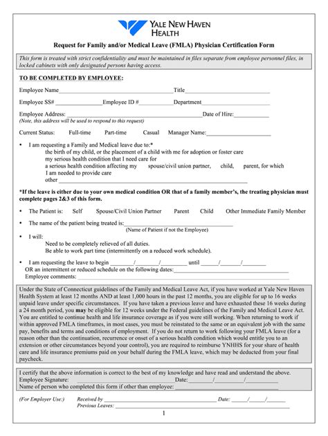 Therapist FMLA Paperwork Signoff