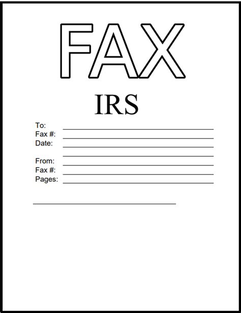 Fax Paperwork to IRS Now