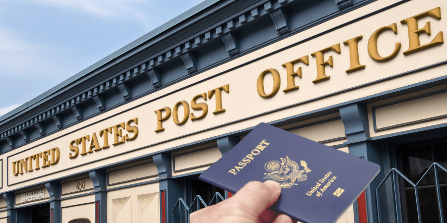 Passport Paperwork at Post Office