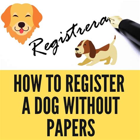 Can You Register A Purebred Dog Without Papers