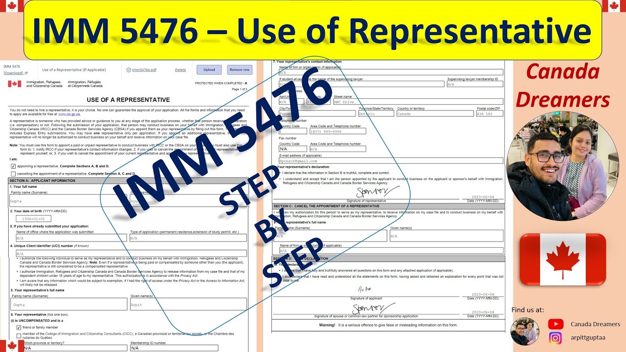 Canada Imm 5476 E 2015 Fill And Sign Printable Template Online Us