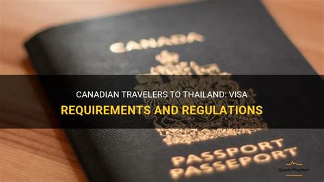 Canadian Travelers To Thailand Visa Requirements And Regulations