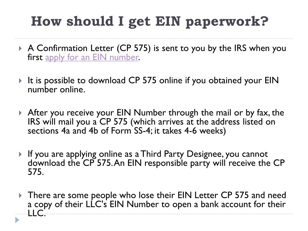 5 Ways Find EIN Paperwork