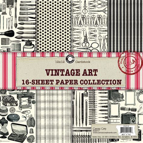 Canvas Corp Vintage Art Paper Collection 1320Llc