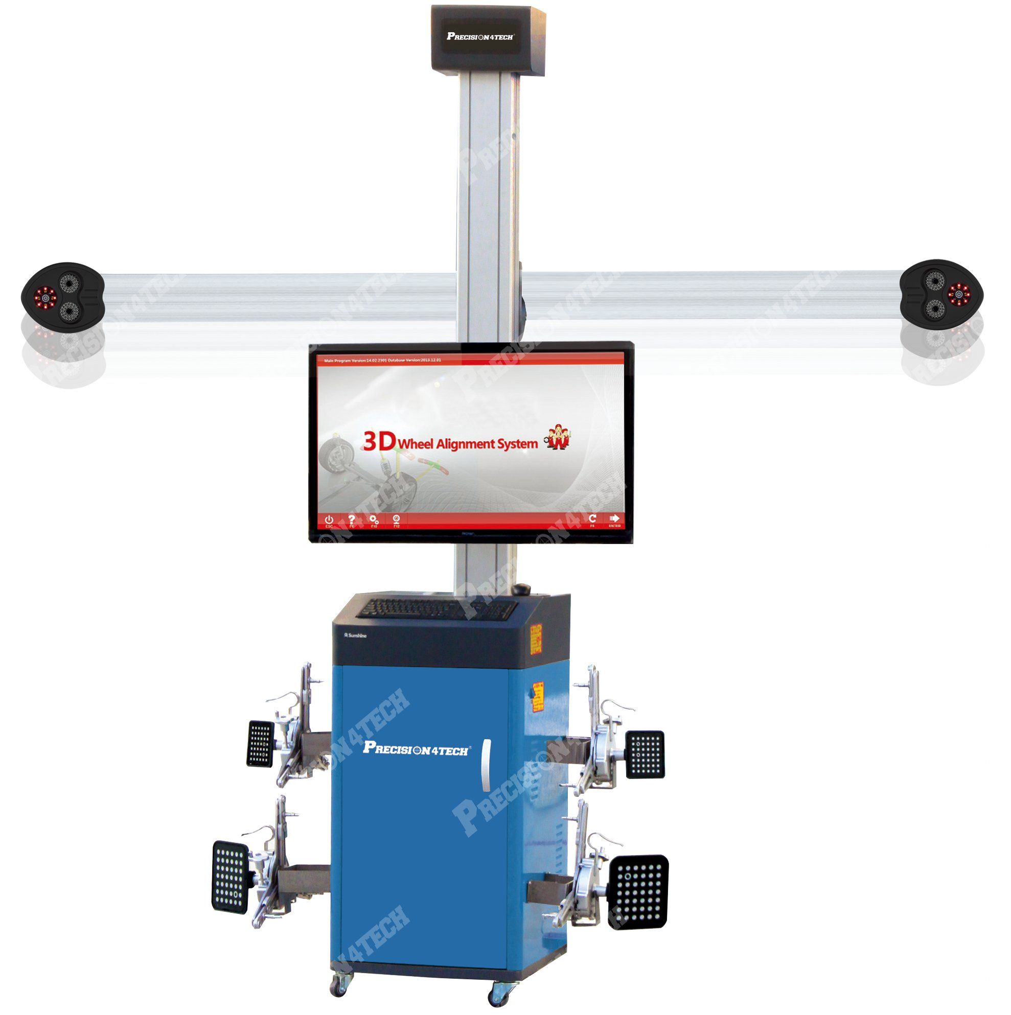 Car 3D Wheel Alignment Vehicle Alignment Machine With Lifting Beam China Wheel Alignment And