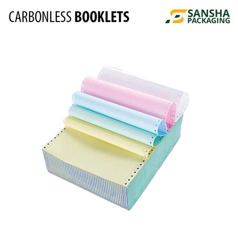 Carbonless Booklets Sansha Packaging