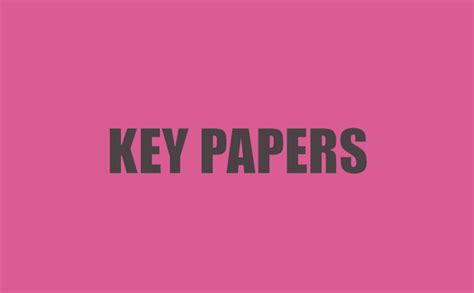 Cardiothoracic Key Papers Archives Cthmasters