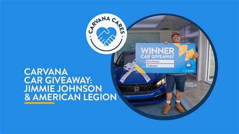 Carvana Jimmie Johnson American Legion Give Car To Veteran In Need