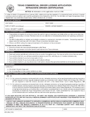 Cdl 5 Form Texas Department Of Public Safety Dps Texas Fill Out And