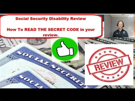 Cdr Social Security Disability Review Form 454 Secret Code Youtube