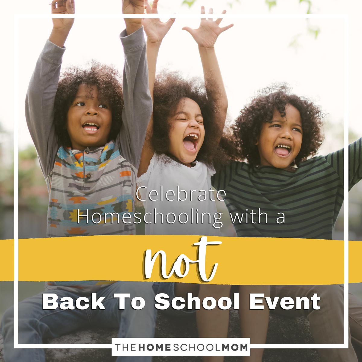 Celebrate Not Back To School With These Free Homeschool Photoshoot