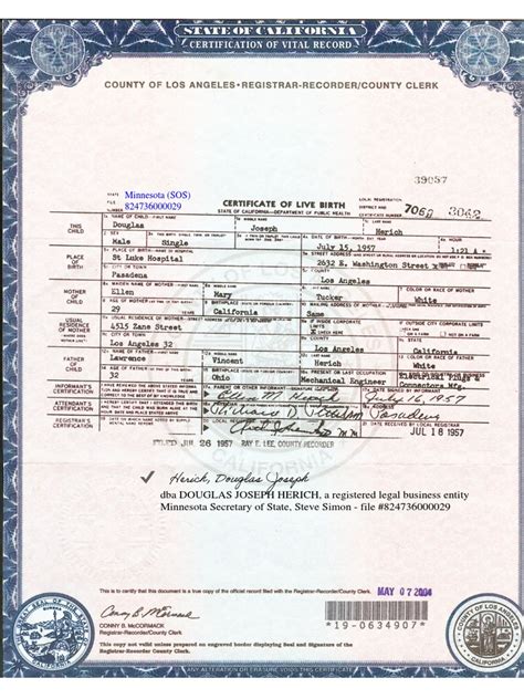 Certificate Of Live Birth Vs Birth Certificate Airslate Signnow