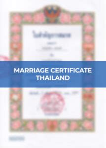 Certified Translation Of Thai Marriage Certificate In The Uk Docsbase