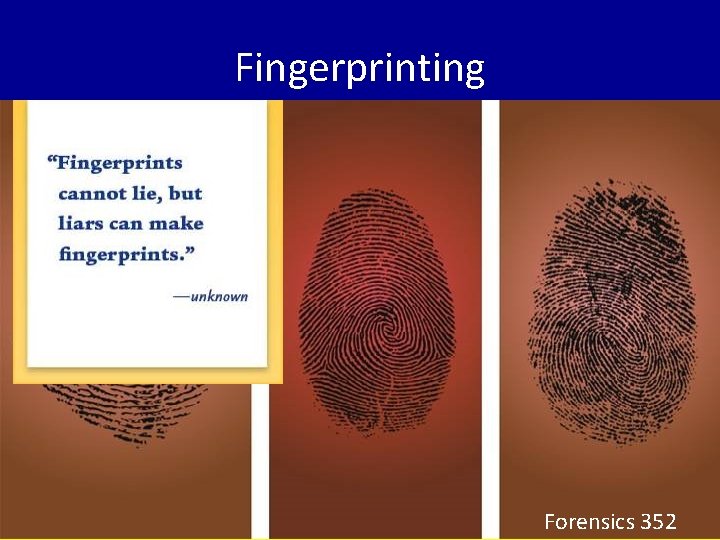 Chapter 4 Fingerprints Fundamental Principles Of Fingerprinting A