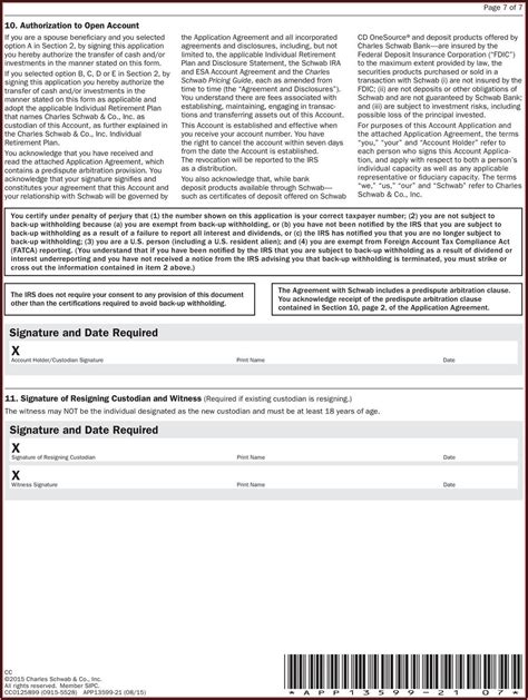 Charles Schwab Ira Distribution Forms Form Resume Examples X42m430avk