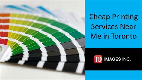 Cheap Printing Services Near Me In Toronto