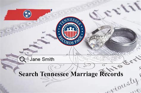 Check Out Free Tennessee Marriage Records License Search