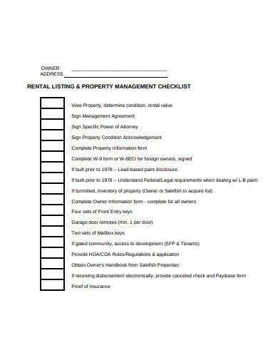 Checklist For Transfer Of Property Pdf