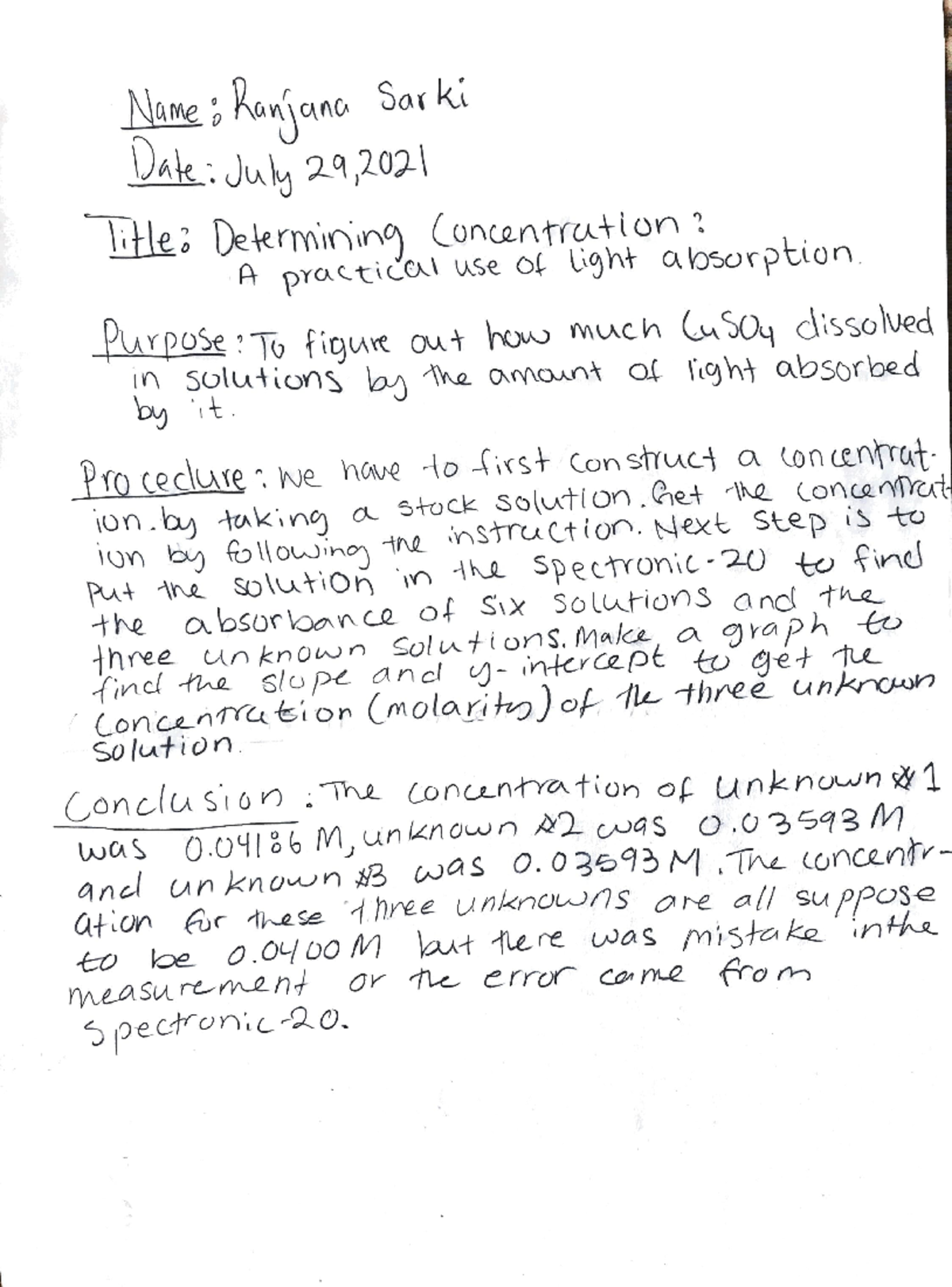 Chem 120 Lab 9 Resubmit Chm 120 Studocu