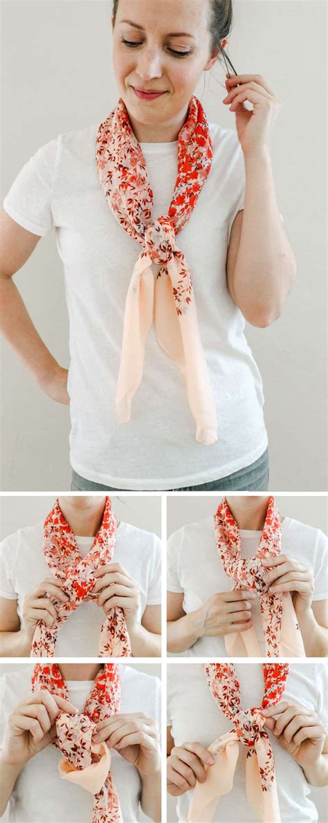 Chic Way To Tie A Scarf