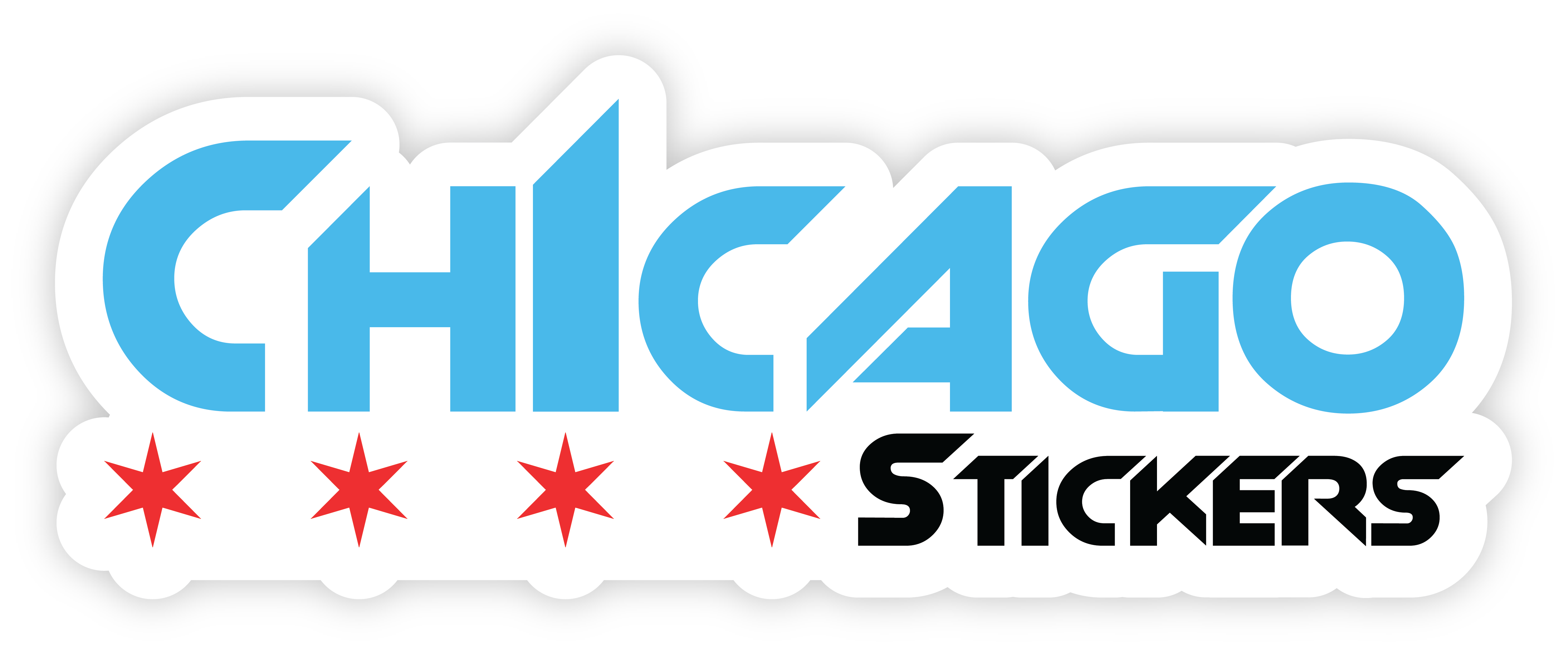 Chicago Sticker Sheet Buy Stickers Online Chicago Gift Shop