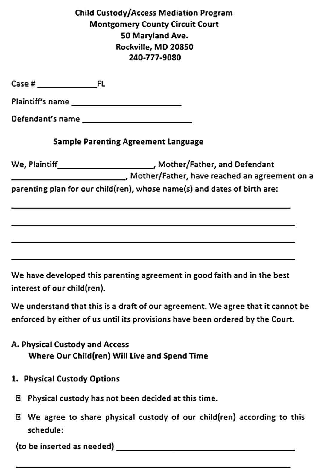 Child Custody Application Form Nj Remotepc Com