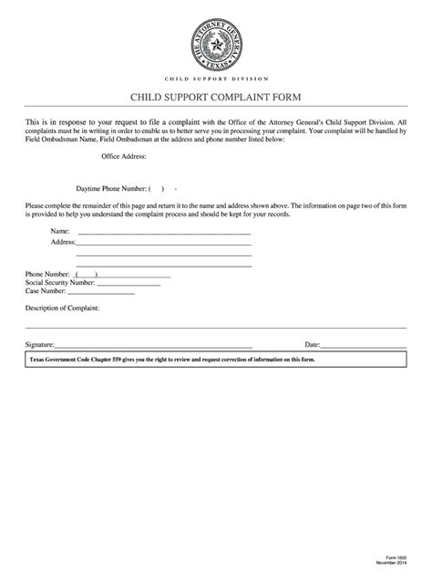 Child Support Complaint Sample Fill Out Sign Online Dochub