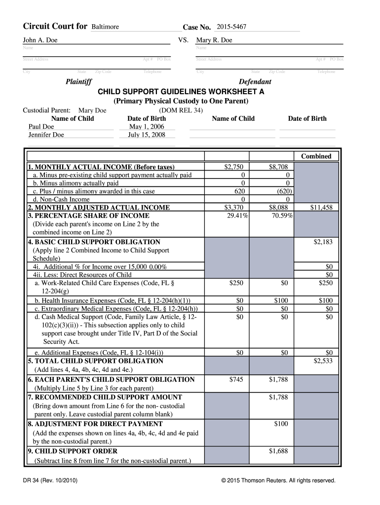 Child Support Papers Form Fill And Sign Printable Template Online Us Legal Forms