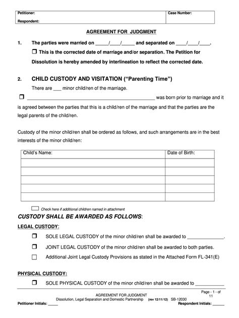 Child Visitation And Custody Forms Download San Bernardino County