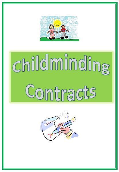 Childminding Contract Forms Pack Childminder Eyfs Resources Ready Made For You Ebay