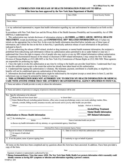 Chiropractic Hipaa Form Pdf Fillable Printable Forms Free Online